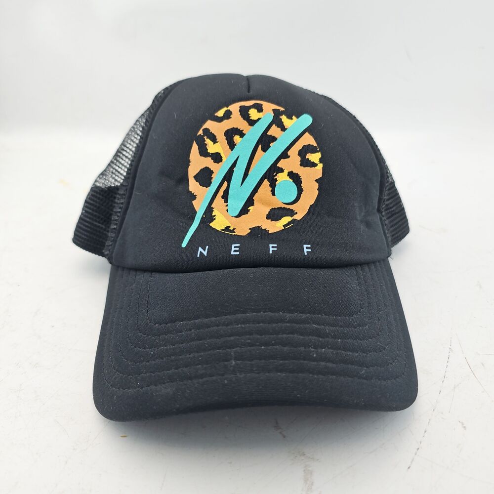 Neff Baseball Cap Foam Mesh Snapback Black